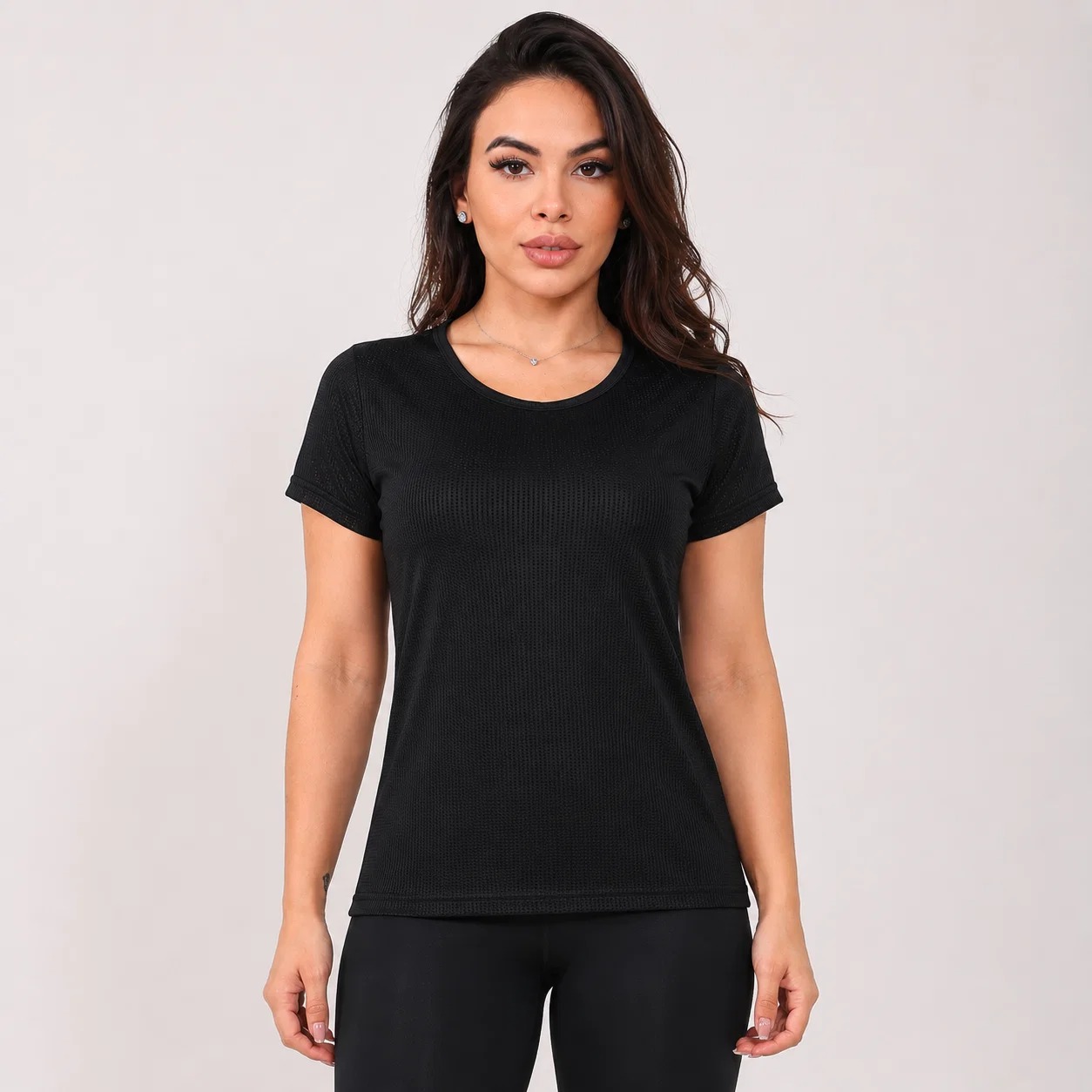Blusa Feminina Dray Fitness com Barra Reta - Conforto e Estilo