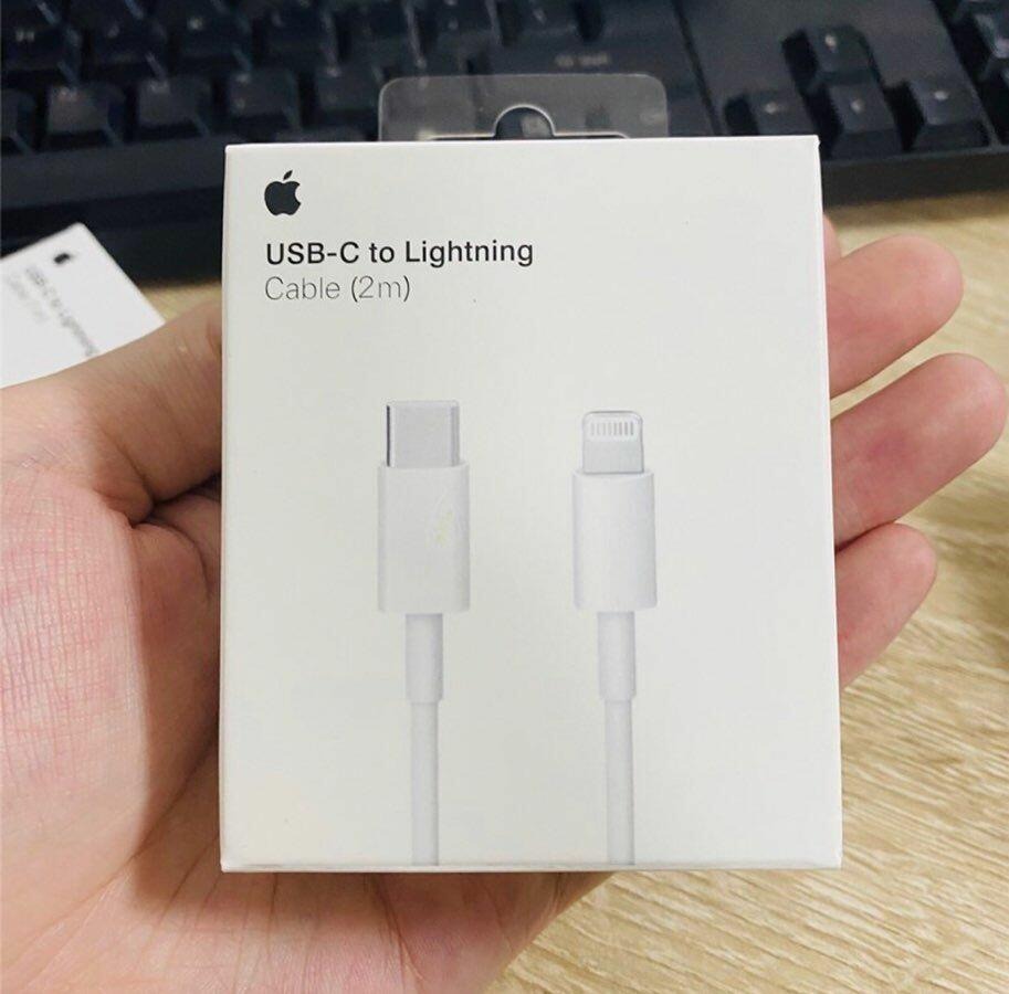 Cabo Lightning Tipo C 1m para iPhone - Sincronização e Carregamento Rápido